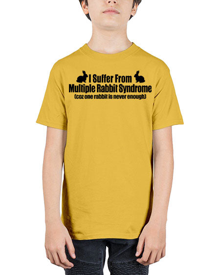 i suffer from mulitple rabbit syndrome - rabbit - Youth Tee Unisex