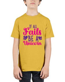 if all fails be a unicorn 217# - unicorn - Youth Tee Unisex