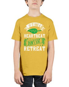 if it has a heartbeat 1180# - vegan - Youth Tee Unisex
