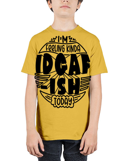 im feeling kinda idgafish today 10# - shark-fish - Youth Tee Unisex