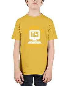 it works on my computer 30# - computer - Youth Tee Unisex