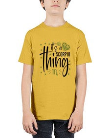 its a scorpio thing 262# - scorpio - Youth Tee Unisex