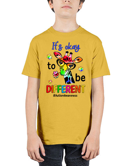 its ok to be diffent 2# - autism - Youth Tee Unisex