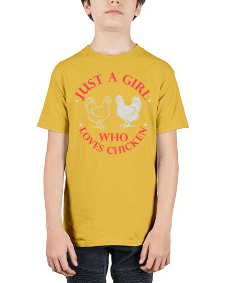 just a girl who loves chicken Style 3# - chicken - Youth Tee Unisex