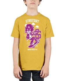 lets skate 724# - art pop art - Youth Tee Unisex
