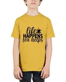 life happens tea helps 1309# - tea - Youth Tee Unisex
