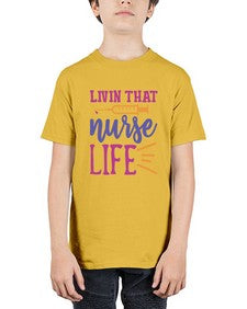 livin that nurse life Style 276# - nurse - Youth Tee Unisex