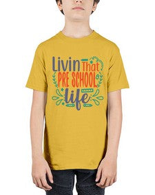 livin that pre school life 500# - prek headstart - Youth Tee Unisex