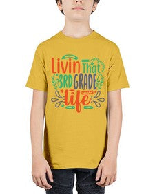 livin that third garde life 507# - third grade - Youth Tee Unisex