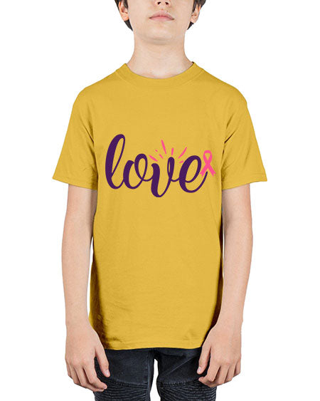 love Style 7# - breast cancer - Youth Tee Unisex