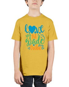 love my first grade tribe 519# - first grade - Youth Tee Unisex