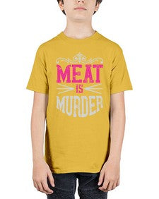 meat is murder 334# - vegan - Youth Tee Unisex