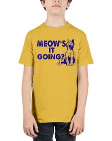meows its going - cats - Youth Tee Unisex