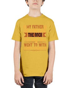my father he was like the rock the guy you went to with every problem 455# - parents day - Youth Tee Unisex