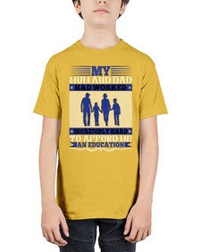 my mum and dad had worked incredibly hard to afford me an education 472# - parents day - Youth Tee Unisex