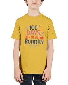 one hundred days with my best buddies 586# - one hundred days - Youth Tee Unisex