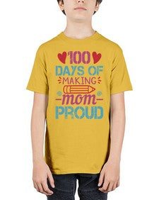 one hundreddays of making mom proud 595# - one hundred days - Youth Tee Unisex