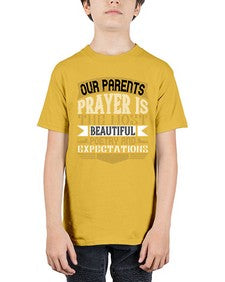 our parents prayer is the most beautiful poetry and expectations 511# - parents day - Youth Tee Unisex