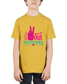 out eight grade 606# - eighth grade - Youth Tee Unisex