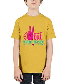 out seven grade 612# - seventh grade - Youth Tee Unisex