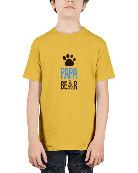 papa bear png 223# - bears - animals - Youth Tee Unisex