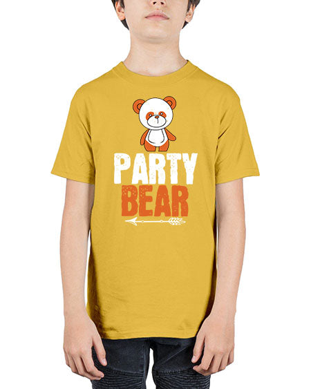 party bear 225# - bears - animals - Youth Tee Unisex