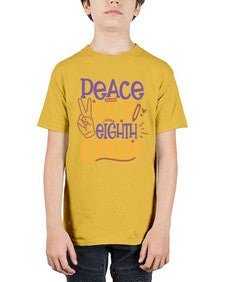 peace out eighth grade 616# - eighth grade - Youth Tee Unisex