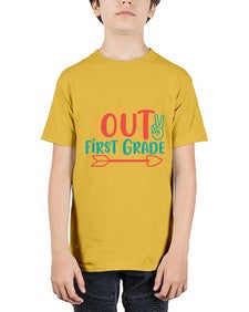 peace out first grade 623# - first grade - Youth Tee Unisex