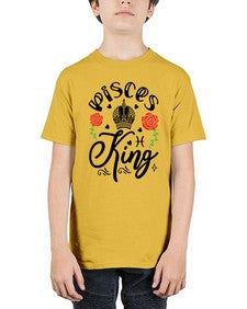 pisces king 375# - pisces - Youth Tee Unisex