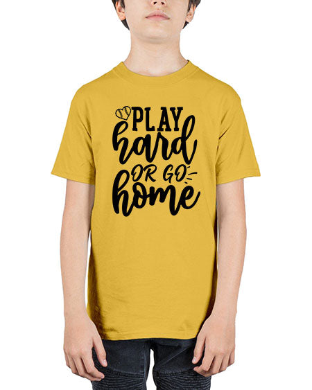play hard or go home 2279# - softball - Youth Tee Unisex