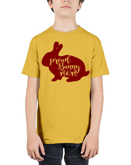 proud bunny mom - rabbit - Youth Tee Unisex
