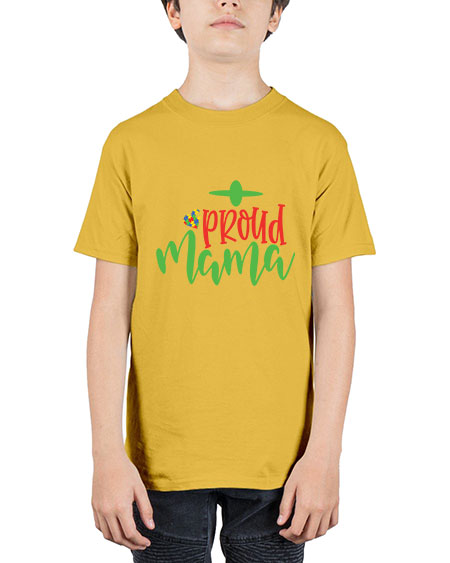 proud mama Style 38# - autism - Youth Tee Unisex