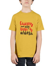 queens Are Born As Aries 384# - aries - Youth Tee Unisex