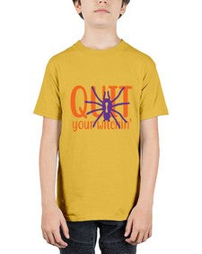 quit your witchin 32# - witch - Youth Tee Unisex