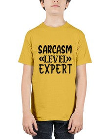 sarcasm level expert 81# - sarcastic - Youth Tee Unisex