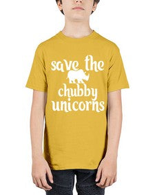 save the chubby unicorns 382# - unicorn - Youth Tee Unisex