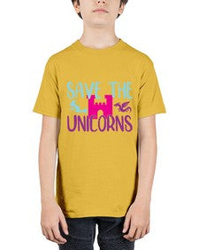 save the unicorns 390# - unicorn - Youth Tee Unisex