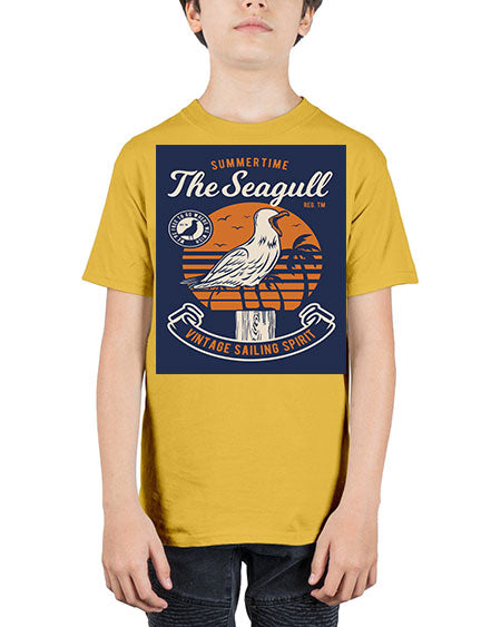 seagul bird 67# - birds - Youth Tee Unisex