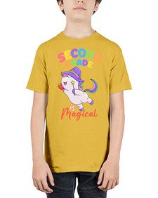 second Grade is Magical Unicorn 821# - second grade - Youth Tee Unisex