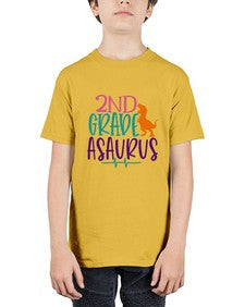 second grade asaurus 808# - second grade - Youth Tee Unisex