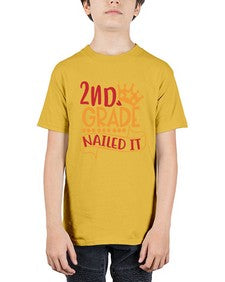 second grade nailed it 827# - second grade - Youth Tee Unisex