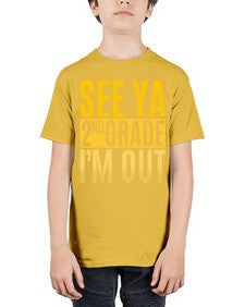 see ya second grade im out 843# - second grade - Youth Tee Unisex