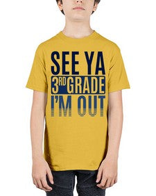 see ya third grade im out 845# - third grade - Youth Tee Unisex