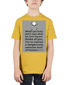 skull 1047# - skull and bones - Youth Tee Unisex