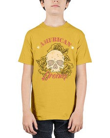 skullrose 1070# - skull and bones - Youth Tee Unisex
