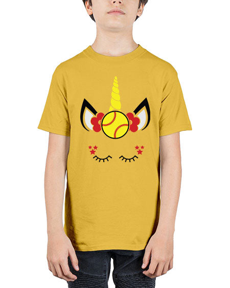 softball unicorn 400# - softball - Youth Tee Unisex