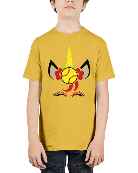 softball unicorn 401# - softball - Youth Tee Unisex