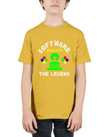 software developer the legend 16# - computer - Youth Tee Unisex