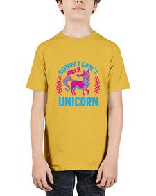 sorry i cant walk unicorn 409# - unicorn - Youth Tee Unisex