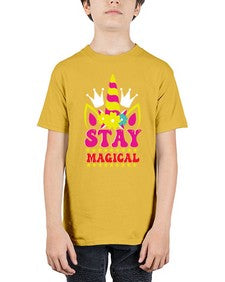 stay magical 425# - unicorn - Youth Tee Unisex